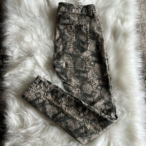 Cabi Snake Skin Print Pants Size 4